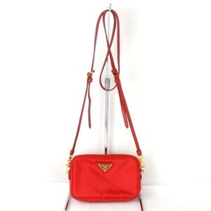 PRADA Red Shoulder Bag